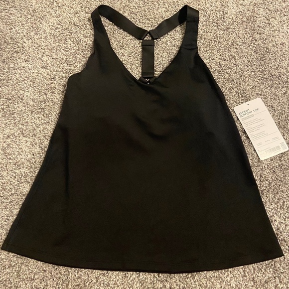 ATHLETA Ascent Support Tank Top Black - Picture 3 of 5